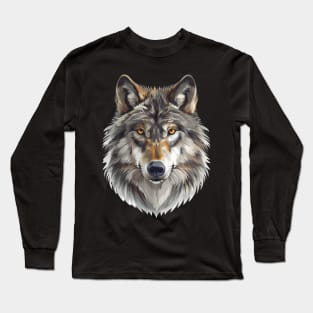 Wolf Vocalization Studies Long Sleeve T-Shirt